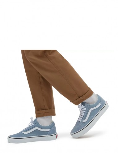 Sneakers Femme Vans UA Old Skool Toile/Daim Bleu Clair VN0007NTDSB