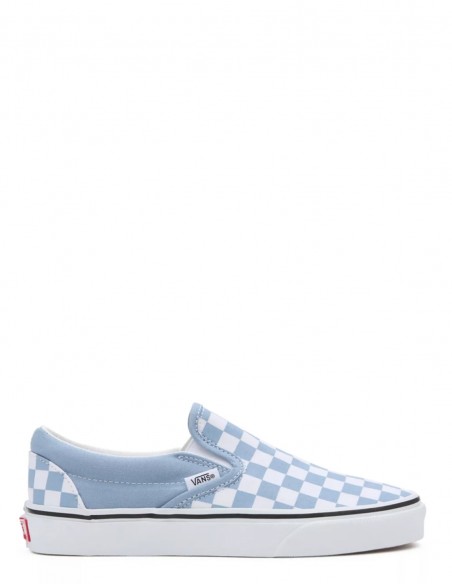 Sneakers Mixte Vans UA Classic Slip-on Blanc/Bleu VN000BVZDSB