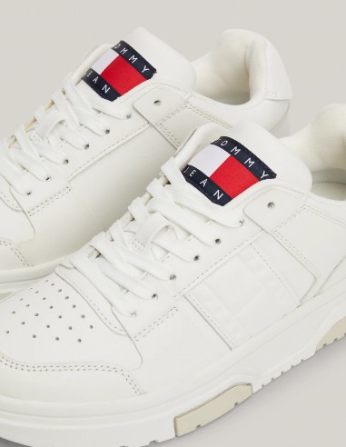 Baskets de ville Femme Tommy Hilfiger The Brooklyn Cuir Blanc EN02475-YBL