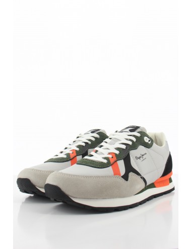 Baskets de ville Homme Pepe Jeans Brit Road M Gris Nylon/Daim PMS40007-945