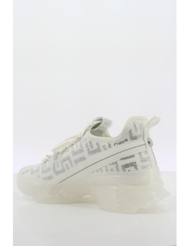 Baskets de ville Femme Steve Madden Maxout Sneaker Blanc Paillettes SM11002264-002