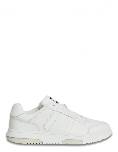 Baskets de ville Homme Tommy Hilfiger The Brooklyn Cuir Blanc EM01283-TCR