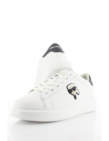 Baskets de ville Homme Karl Lagerfeld Kapri Mens Karl NFT Lo Lace KL52530N-011 Blanc
