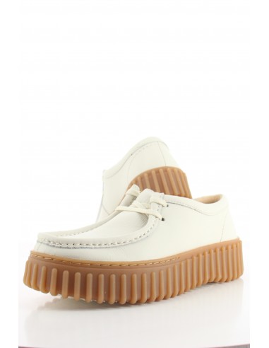 Derby Femme Clarks Torhill Bee Off White Lea En Nubuck