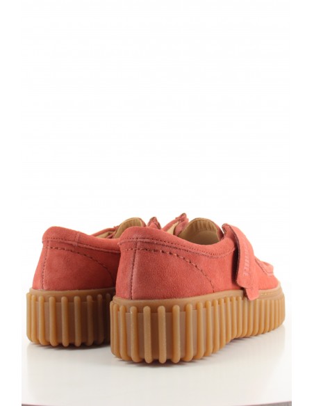 Derby Femme Clarks Torhill Bee Dusty Rose En Nubuck