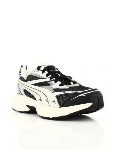 Sneakers Homme Puma Morphic Retro Noir Et Blanc En Toile