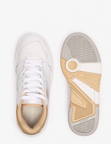 Sneakers Femme Lacoste Lineshot 124 2 SFA Blanc/Beige 47SFA0057-2J8