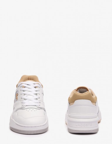 Sneakers Femme Lacoste Lineshot 124 2 SFA Blanc/Beige 47SFA0057-2J8