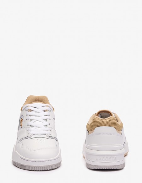 Sneakers Femme Lacoste Lineshot 124 2 SFA Blanc/Beige 47SFA0057-2J8