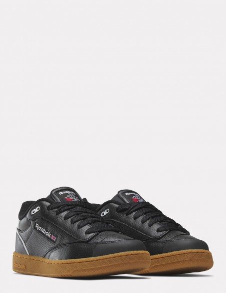 Sneakers Mixte Reebok Club C Bulc Noir Cuir 100033925