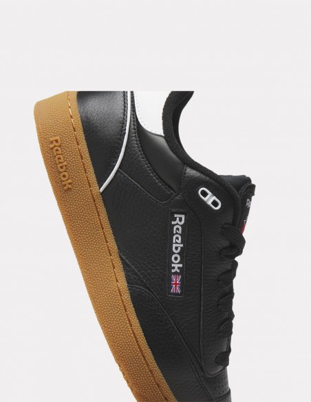 Sneakers Mixte Reebok Club C Bulc Noir Cuir 100033925