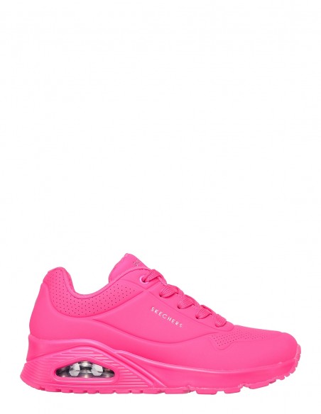 Basket de ville Skechers Femme uno - night shades Rose 73667-HTPK