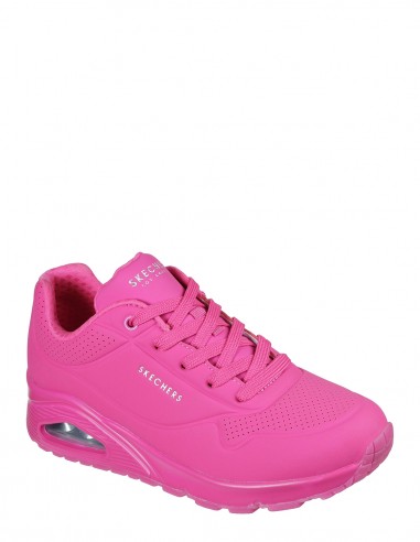Basket de ville Skechers Femme uno - night shades Rose 73667-HTPK