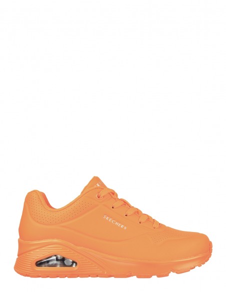 Basket de ville Skechers Femme uno - night shades Orange 73667-NORG