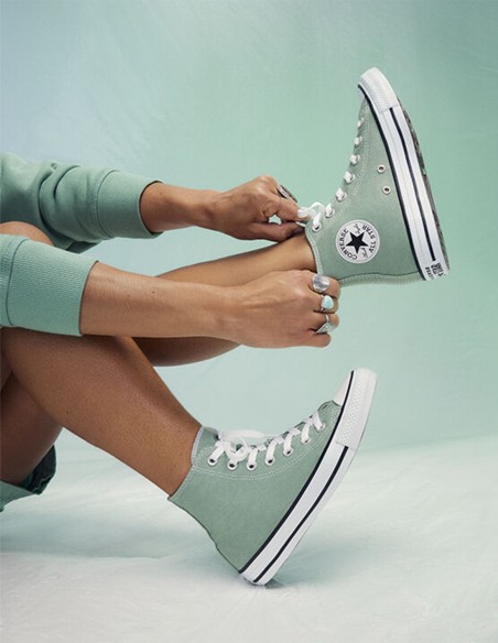 Sneakers Converse Femme ctas hi herby Verte A06563C