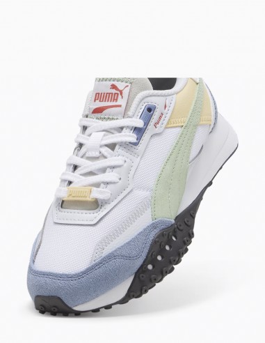 Sneakers Puma Mixte blktop bts jr Blanc/Gris 394723-05Z