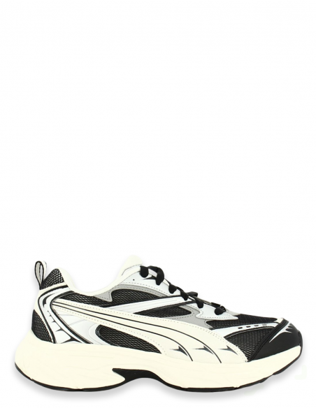Sneakers Homme Puma Morphic Retro Noir Et Blanc En Toile