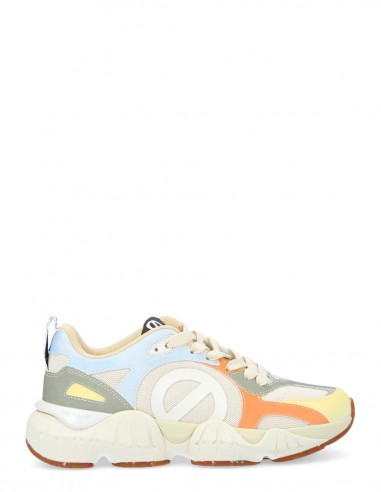 Baskets tendance Femme No Name Krazee Runner blanche/multicolore PNVK-DS04-BD