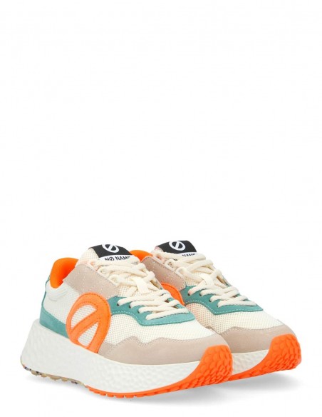 Baskets de ville Femme NO NAME Carter Jogger W Orange/Bleu NNVE-RN04-NU