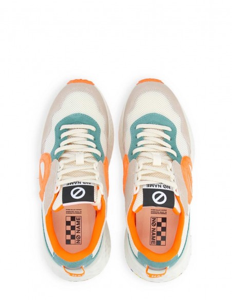 Baskets de ville Femme NO NAME Carter Jogger W Orange/Bleu NNVE-RN04-NU