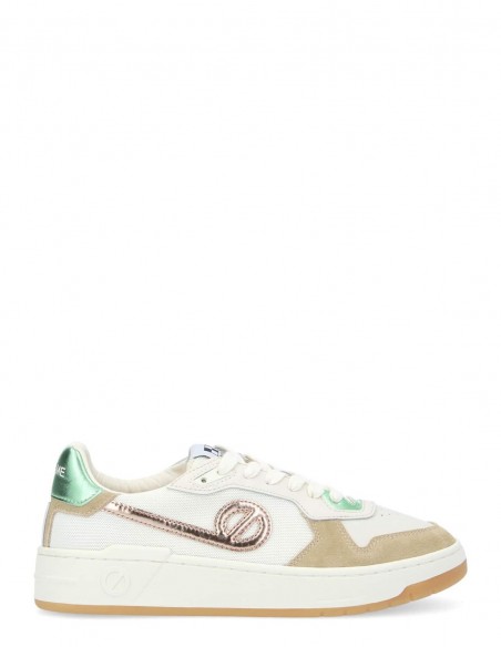 Baskets de ville Femme NO NAME Kelly Sneaker W Beige/Vert ONCC-SM04-43