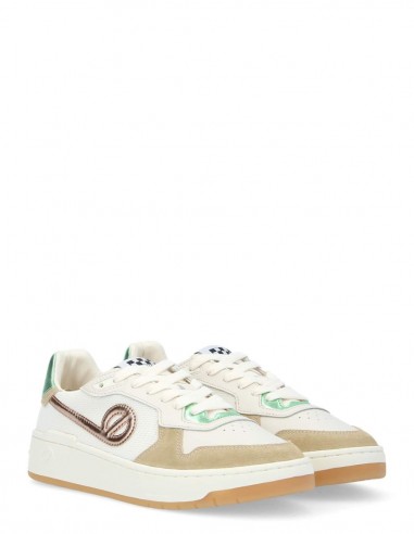 Baskets de ville Femme NO NAME Kelly Sneaker W Beige/Vert ONCC-SM04-43
