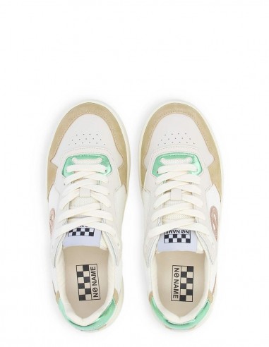 Baskets de ville Femme NO NAME Kelly Sneaker W Beige/Vert ONCC-SM04-43