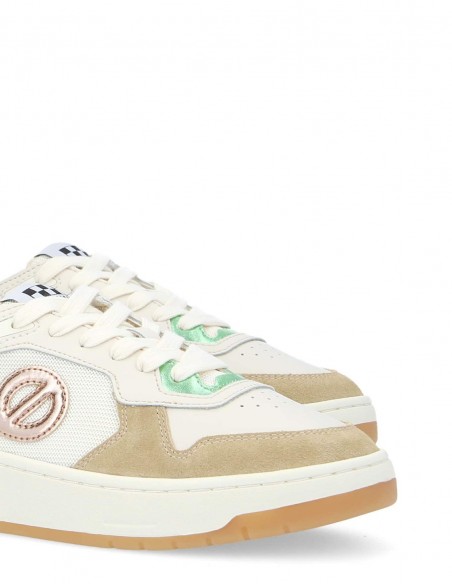 Baskets de ville Femme NO NAME Kelly Sneaker W Beige/Vert ONCC-SM04-43