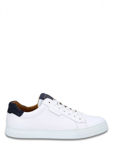 Baskets de ville Homme Schmoove Spark Clay M Blanc Cuir KMNH-L704-C2