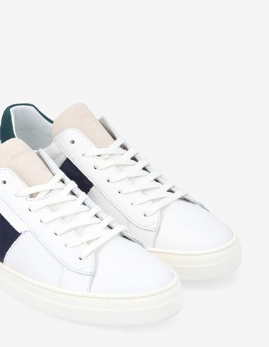 Baskets de ville Homme Schmoove Spark Gang M Blanc/Noir Cuir KMNK-MX04-H4