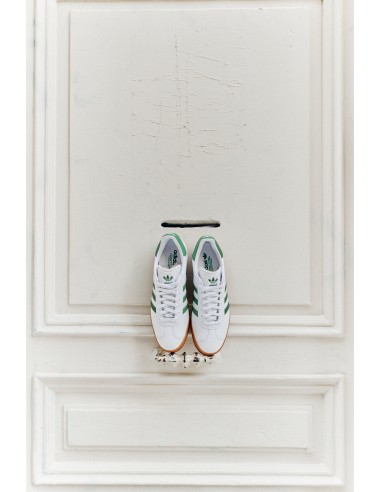 Sneakers Mixte Adidas Gazelle Blanc/Vert IH2216