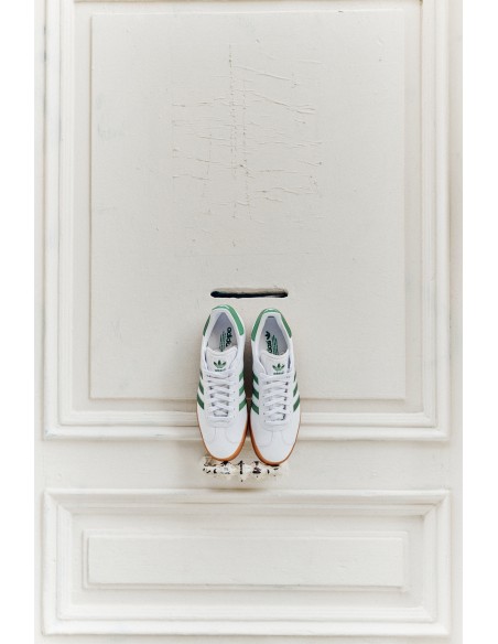 Sneakers Mixte Adidas Gazelle Blanc/Vert IH2216
