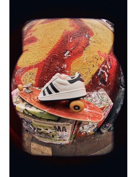 Sneakers Mixtes - Adidas Campus 00's - Blanc / Noir - IF8761