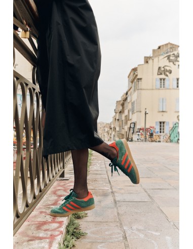 Sneakers Mixte Adidas Gazelle Vert/Orange Daim