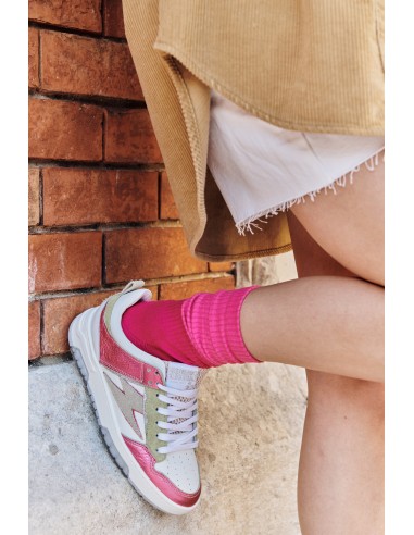 Baskets de Ville Femme - SMR23 - Chita 11381 Rose & Vert