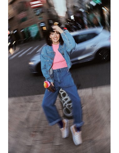 Sneakers Femme Vans UA Classic Slip-on Blanc/Jaune VN000BVZLSV