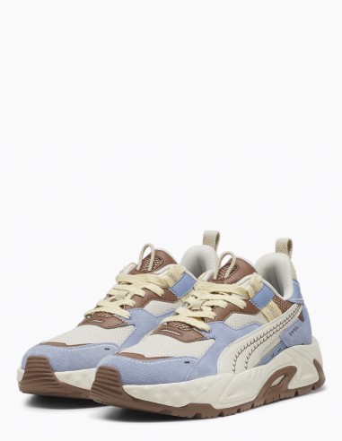 Sneakers Homme Puma Rs-Trck Expedition Blanc/Bleu/Marron 395344-01B