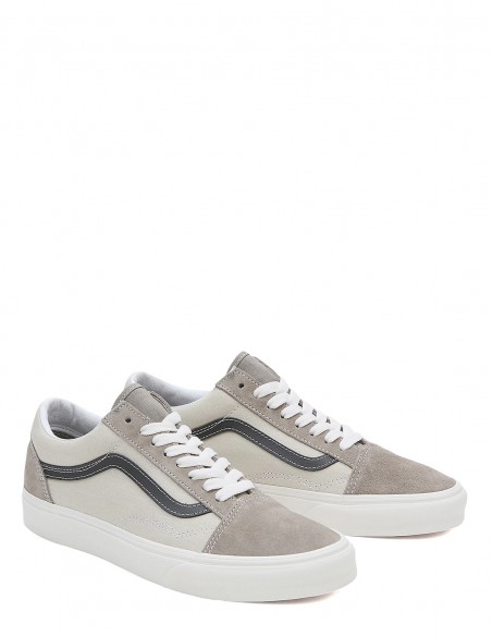 Sneakers Homme Vans Ua Old Skool Gris Toile/Daim VN0007NTCH8