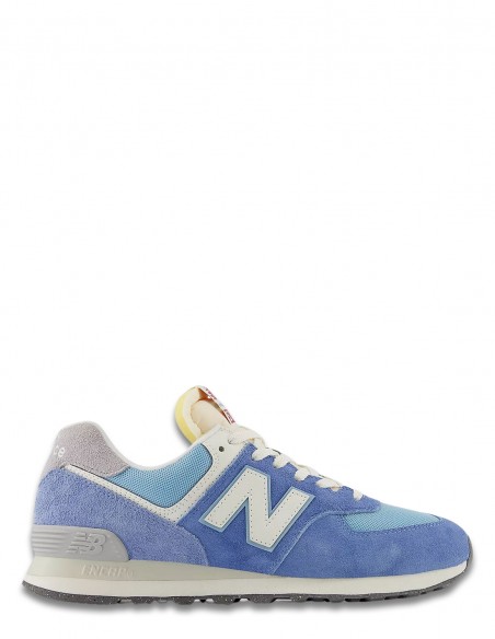 Sneakers Homme New Balance 574 Bleu Daim U574RCA