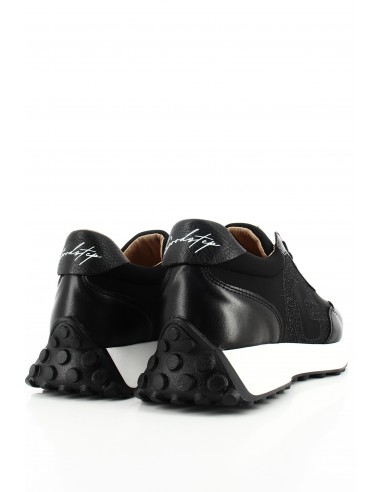 Baskets de ville Goodstep Femme Karen Noir Cuir GS5020-DY03