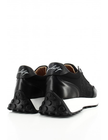 Baskets de ville Goodstep Femme Karen Noir Cuir GS5020-DY03