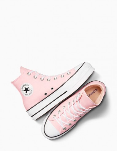 Sneakers Montantes Converse Femme Ctas Lift Hi Donut Glaze Toile Rose