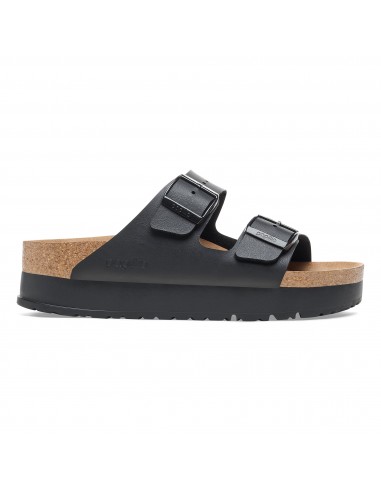 Mules Femme Birkenstock Arizona Platform Flex Bf Black Vegan 1027395