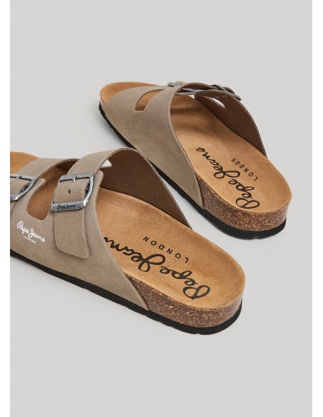 Mules Homme Pepe Jeans Bio Suede M Daim PMS90112-836