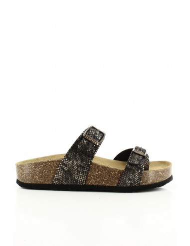 Plakton - Mules Femme Cp Bombay Serpent - 341032-NEGRO 2