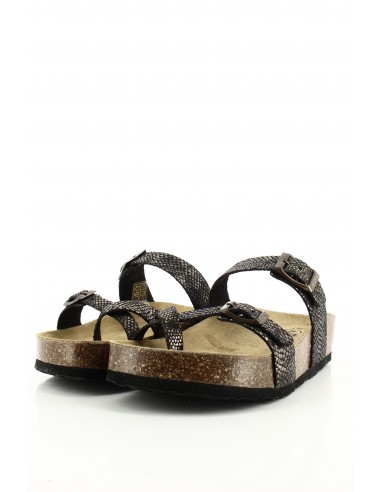 Plakton - Mules Femme Cp Bombay Serpent - 341032-NEGRO 2