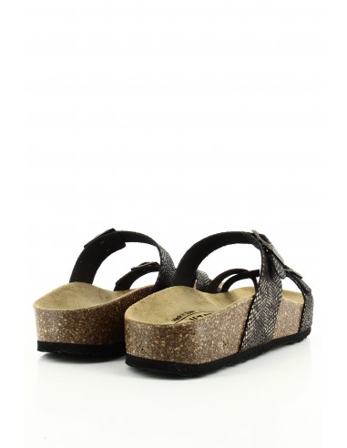 Plakton - Mules Femme Cp Bombay Serpent - 341032-NEGRO 2