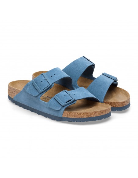 Mules Homme - Birkenstock Arizona Leve Elevated Blue - 1026729