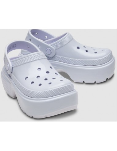 CROCS - Sabots Femme Stomp - High Shine Clog Dsp Gris - 209568-5AF