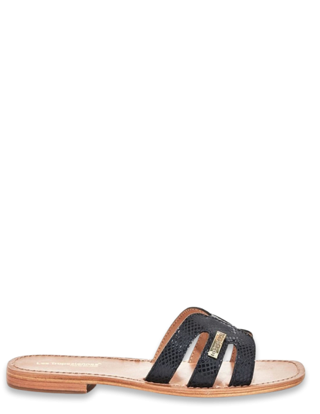 Mules Femme Les Tropeziennes par M.Belarbi HADAMIA NOIR/SERP Cuir